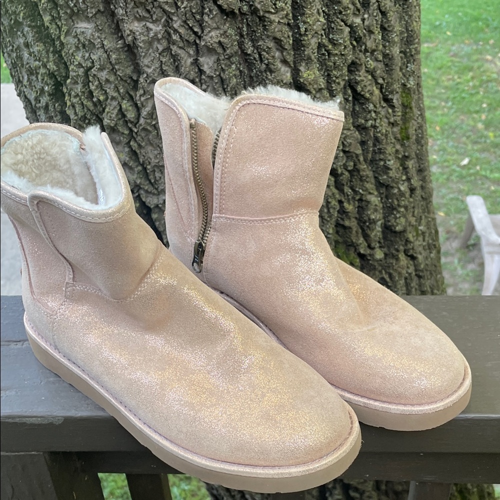 UGG Women's Winter Boots in Shimmering Pink